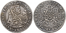 Sachsen-Albertinische Linie. Johann Georg I. 1615-1656 
1/2 Taler 1632 -Dresden-. Clauss/Kahnt 180, Slg. Mers. -, Kohl 158. feine Patina, minimale Sc...