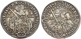 Sachsen-Albertinische Linie. Johann Georg I. 1615-1656 
1/4 Taler 1630 -Dresden-. Auf das Konfessionsjubiläum. Clauss/Kahnt 326, Slg. Mers. 1067, Slg...