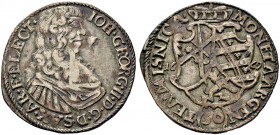 Sachsen-Albertinische Linie. Johann Georg II. 1656-1680 
30 Kreuzer (= 1/3 Taler) 1669 -Leipzig-. Prägung für die Markgrafschaft Meißen. Clauss/Kahnt...