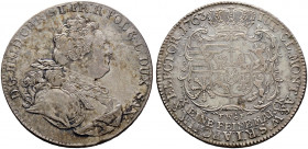 Sachsen-Albertinische Linie. Friedrich Christian 1763 
Konventionstaler 1763 -Dresden-. Mit Signatur St. Kahnt 1002, Slg. Mers. 1887, Buck 4, Schnee ...