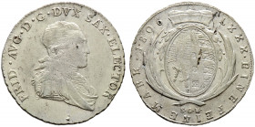 Sachsen-Albertinische Linie. Friedrich August III. 1763-1806 
1/6 Taler (= 1/8 Konventionstaler) 1806 -Dresden-. Kahnt (Sachsen) 1119, Slg. Mers. 196...
