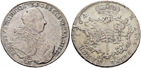 Sachsen-Coburg-Saalfeld. Ernst Friedrich 1764-1800 
Konventionstaler 1764 -Saalfeld-. KOR 885.4, Slg. Mers. -, Grasser -, Schnee 609, Dav. 2751B. sel...