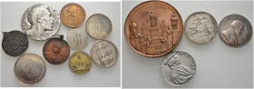16 Stücke: AUGSBURG, Silbermedaille 1930 Konfessionsjubiläum (36 mm); FRANK­FURT/M., Silbermedaille 1817 Reformationsjubiläum (38 mm); MAINZ, tragbare...