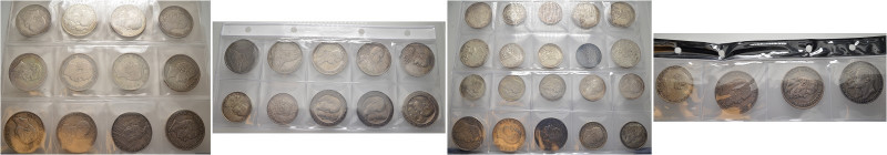 LOTS. 
47 Stücke: KAISERREICH-SILBERMÜNZEN. BADEN, 5 Mark 1900, 2 Mark (2x) und...