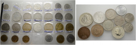 LOTS. 
38 Stücke: bessere Kleinmünzen vom Kaiserreich bis zur BRD und etwas DDR (u.a. 20 Mark 1971 Liebknecht/Luxemburg), dabei 20 Pfennig 1874 A, 18...