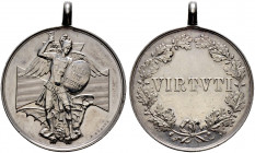 Deutschland. Bayern 
Silberne Medaille des Verdienstordens vom hl. Michael o.J. (verliehen 1887-1918) von A. Börsch. Hl. Michael den Drachen bekämpfe...