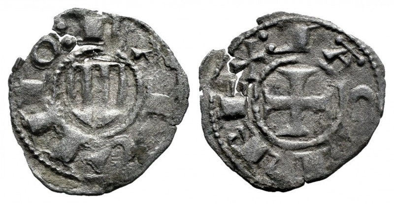 The Crown of Aragon. Jaime I (1213-1276). Óbolo. Barcelona. (Cru-305). (Cru C.G-...