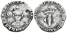 The Crown of Aragon. Ferdinand I (1412-1416). 1 real. Valencia. (Cru-773). Ag. 2,89 g. Almost VF. Est...100,00. 

Spanish Description: Corona de Ara...