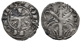 Kingdom of Castille and Leon. Fernando III (1217-1252). Dinero. Leon. (Bautista-329). Ve. 0,59 g. Slight reverse deposits. Scarce. VF. Est...150,00. ...
