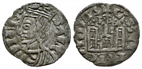 Kingdom of Castille and Leon. Sancho IV (1284-1295). Cornado. Burgos. (Bauquier-427.2). Ve. 0,74 g. Pellet before B. B and star above the castle´s tow...