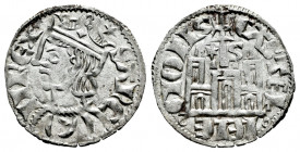 Kingdom of Castille and Leon. Sancho IV (1284-1295). Cornado. Sevilla. (Bautista-432). Ve. 0,91 g. Star and S on both sides of the castle´s cross. Sta...