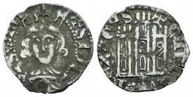 Kingdom of Castille and Leon. Enrique II (1368-1379). Cornado. Coruña. (Bautista-662). (Abm-477.1). Anv.: ✠ S(antvs) I(acobvs) D(omi)N(v)S MI(chi). Re...