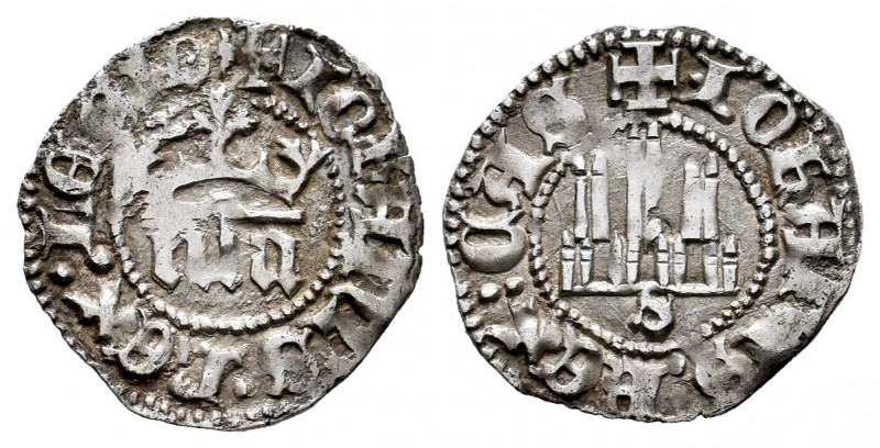 Kingdom of Castille and Leon. Juan II (1406-1454). 1/6 real. Sevilla. (Bautista-...