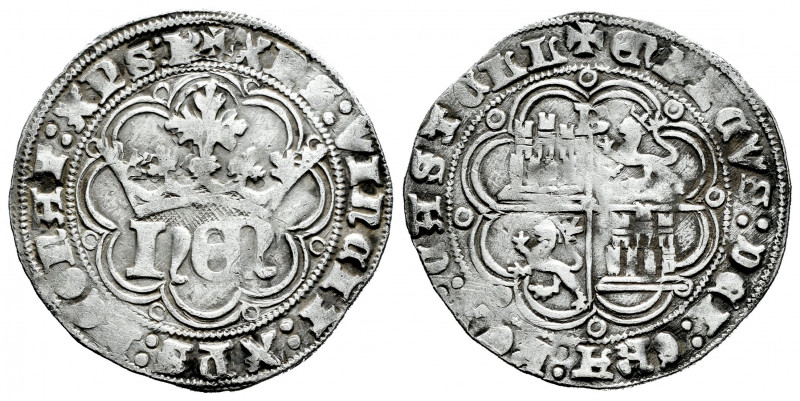 Kingdom of Castille and Leon. Henry IV (1399-1413). 1 real. Burgos. (Bautista-90...