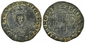 Kingdom of Castille and Leon. Henry IV (1399-1413). Cuartillo. Segovia. (Bautista-1022). Ve. 3,22 g. VF. Est...40,00. 

Spanish Description: Reino d...