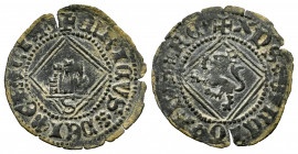 Kingdom of Castille and Leon. Henry IV (1399-1413). Blanca de rombo. Sevilla. (Bautista-1084). Ve. 0,74 g. A good sample. Choice VF. Est...35,00. 

...