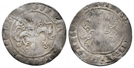 Catholic Kings (1474-1504). 1/2 real. Granada. (Cal-219). Ag. 1,49 g. Scratch on obverse. F. Est...30,00. 

Spanish Description: Fernando e Isabel (...