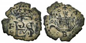 Philip II (1556-1598). Blanca. Burgos. (Cal-30). (Jarabo-Sanahuja-A33). Ae. 1,27 g. Choice VF. Est...25,00. 

Spanish Description: Felipe II (1556-1...