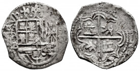 Philip II (1556-1598). 2 reales. Potosí. B. (Cal-370). Ag. 6,44 g. Choice F. Est...70,00. 

Spanish Description: Felipe II (1556-1598). 2 reales. Po...