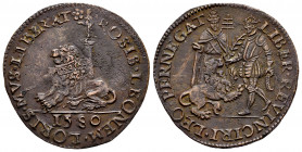 Philip II (1556-1598). Jeton. 1580. (Dugn-2797). Ae. 5,87 g. Liberation of Flanders from the Inquisition. Choice VF. Est...35,00. 

Spanish Descript...