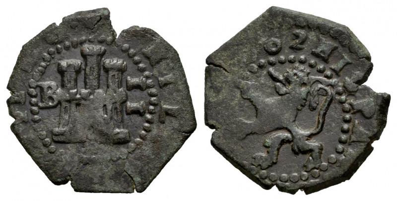 Philip III (1598-1621). 2 maravedis. 1602. Burgos. (Cal-126). (Jarabo-Sanahuja-D...