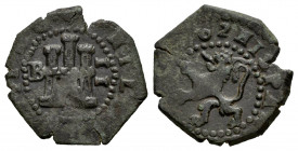 Philip III (1598-1621). 2 maravedis. 1602. Burgos. (Cal-126). (Jarabo-Sanahuja-D35). Ae. 1,49 g. Choice VF. Est...35,00. 

Spanish Description: Feli...