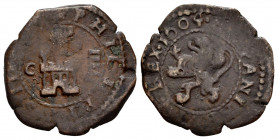 Philip III (1598-1621). 4 maravedis. 1604. Cuenca. (Cal-227). (Jarabo-Sanahuja-D74). Ae. 2,67 g. VF. Est...20,00. 

Spanish Description: Felipe III ...
