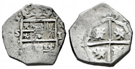 Philip III (1598-1621). 1 real. (16)13. Sevilla. V. (Cal-539). Ag. 3,29 g. Scarce. Almost VF. Est...75,00. 

Spanish Description: Felipe III (1598-1...