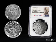 Philip III (1598-1621). 8 reales. (1556-1622). Mexico. (Cal-type 162). Ag. Slabbed by NGC as SHIPWRECK EFFECT, from the São Jose shipwreck that sank o...