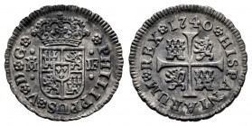 Philip V (1700-1746). 1/2 real. 1740. Madrid. JF. (Cal-186). Ag. 1,41 g. Toned. Choice VF. Est...30,00. 

Spanish Description: Felipe V (1700-1746)....