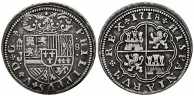 Philip V (1700-1746). 8 reales. 1718. Segovia. J. Ag. 26,16 g. Fantasy coin of impossible date for this mint. Choice VF. Est...350,00. 

Spanish Des...