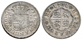 Ferdinand VI (1746-1759). 1 real. 1751. Madrid. JB. (Cal-175). Ag. 2,94 g. Almost XF/Choice VF. Est...60,00. 

Spanish Description: Fernando VI (174...