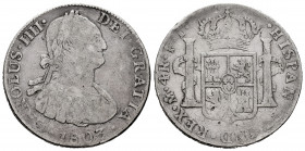 Charles IV (1788-1808). 4 reales. 1803. Mexico. FT. (Cal-812). Ag. 13,30 g. Rare. F/Choice F. Est...75,00. 

Spanish Description: Carlos IV (1788-18...