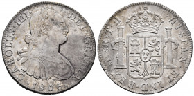 Charles IV (1788-1808). 8 reales. 1806. Mexico. TH. (Cal-984). Ag. 26,74 g. VF/Choice VF. Est...75,00. 

Spanish Description: Carlos IV (1788-1808)....