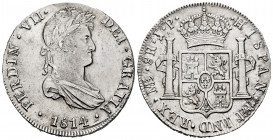 Ferdinand VII (1808-1833). 8 reales. 1814. Lima. JP. (Cal-1247). Ag. 26,98 g. Choice VF. Est...120,00. 

Spanish Description: Fernando VII (1808-183...