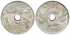 Alfonso XIII (1886-1931). 25 cents. 1927. Madrid. PCS. (Cal-26). 6,96 g. Almost MS. Est...40,00. 

Spanish Description: Centenario de la Peseta (186...