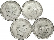 Lot of 4 coins of 100 pesetas of 1966*68. A EXAMINAR. Choice VF/Almost XF. Est...35,00. 

Spanish Description: Lote de 4 monedas de 100 pesetas de 1...