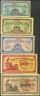 25 Céntimos, 40 Céntimos, 50 Céntimos, 1 Peseta y 2 Pesetas. 1937. Asturias y León. todos los valores sin serie. (Edifil 2021: 394/98). Serie completa...