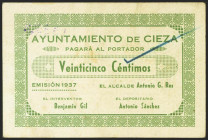 CIEZA (MURCIA). 25 Céntimos. (1937ca). (González: 1965). EBC.