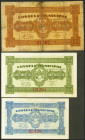 ESPLUGA DE FRANCOLI (TARRAGONA). 25 Céntimos, 50 Céntimos y 1 Peseta. 14 de Mayo de 1937. (González: 7771/73). Serie completa. EBC/RC.