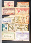 Interesante conjunto de 88 billetes de la Guerra Civil de diferentes localidades y en diferentes estados de conservación, algunos de ellos poco habitu...