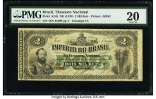 Brazil Thesouro Nacional 2 Mil Reis ND (1870) Pick A245 PMG Very Fine 20. Minor rust and pinholes are noted on this example. 

HID09801242017

© 2022 ...