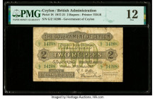 Ceylon Government of Ceylon 2 Rupees 10.11.1917 Pick 18 PMG Fine 12. Stains are noted on this example. 

HID09801242017

© 2022 Heritage Auctions | Al...