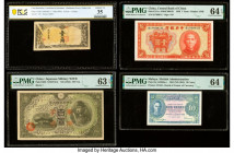 China Central Bank of China; Japanese Military; Central Bank of Manchukuo 1 Yuan; 100 Yen; 10 Fen = 1 Chiao 1936; ND (1945); (1944) Pick 211a; M29; J1...