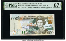 East Caribbean States Central Bank, St. Kitts 100 Dollars ND (2000) Pick 41k PMG Superb Gem Unc 67 EPQ. 

HID09801242017

© 2022 Heritage Auctions | A...