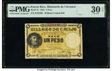 Puerto Rico Ministerio de Ultramar 1 Peso 17.8.1895 Pick 7c PMG Very Fine 30 EPQ. 

HID09801242017

© 2022 Heritage Auctions | All Rights Reserved