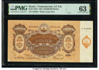 Russia Transcaucasian Socialist Federal Soviet Republic 250,000,000 Rubles 1924 Pick S637 PMG Choice Uncirculated 63. Previous mounting is noted on th...