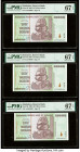 Zimbabwe Reserve Bank of Zimbabwe 50 Trillion Dollars 2008 Pick 90 Three Consecutive Examples PMG Superb Gem Unc 67 EPQ (3). 

HID09801242017

© 2022 ...