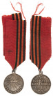 Nicholas II. Russo-Japanese war 1904-1905. 
Silver award medal. Unsigned. Integrated loop. 28 mm. 14,9 gr. R1. XF. Barac 625; Diakov 1406.1; Werlich ...