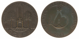 The Netherlands: 300th-anniversary Athenaeum Illustre Amsterdam 1932.
Bronze commemorative medal. Signed by L. H. Sondaar. 60 mm. 71,2 gr. VF/XF. Wit...